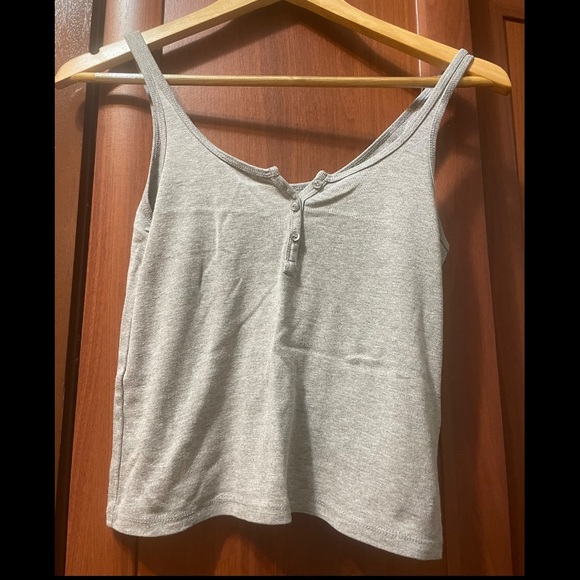 Grey crop Top Shop size 6 - Picture 2 of 3